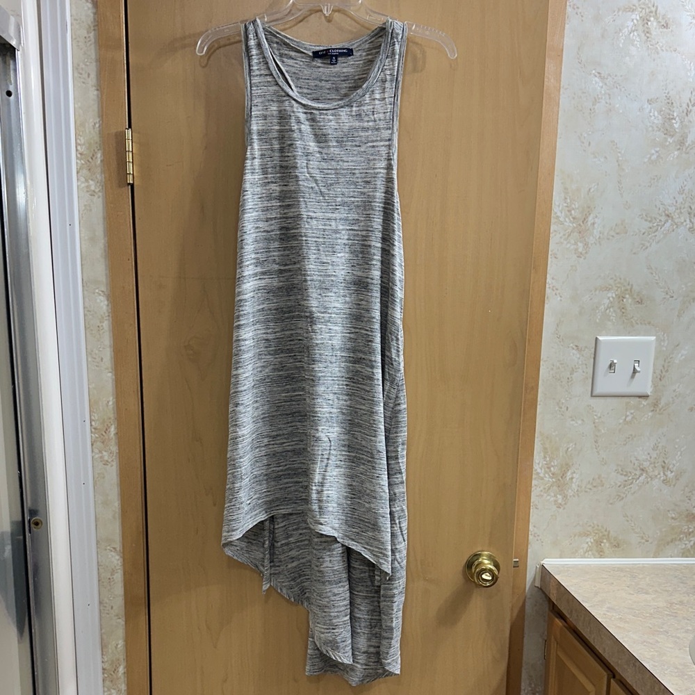 One Clothing Heather Gray High-Low Dress